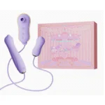 Vibrador de succión Zalo Unicorn con bomba y accesorios