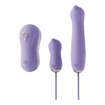 Vibrador de succión Zalo Unicorn con bomba y accesorios - Imagen 4