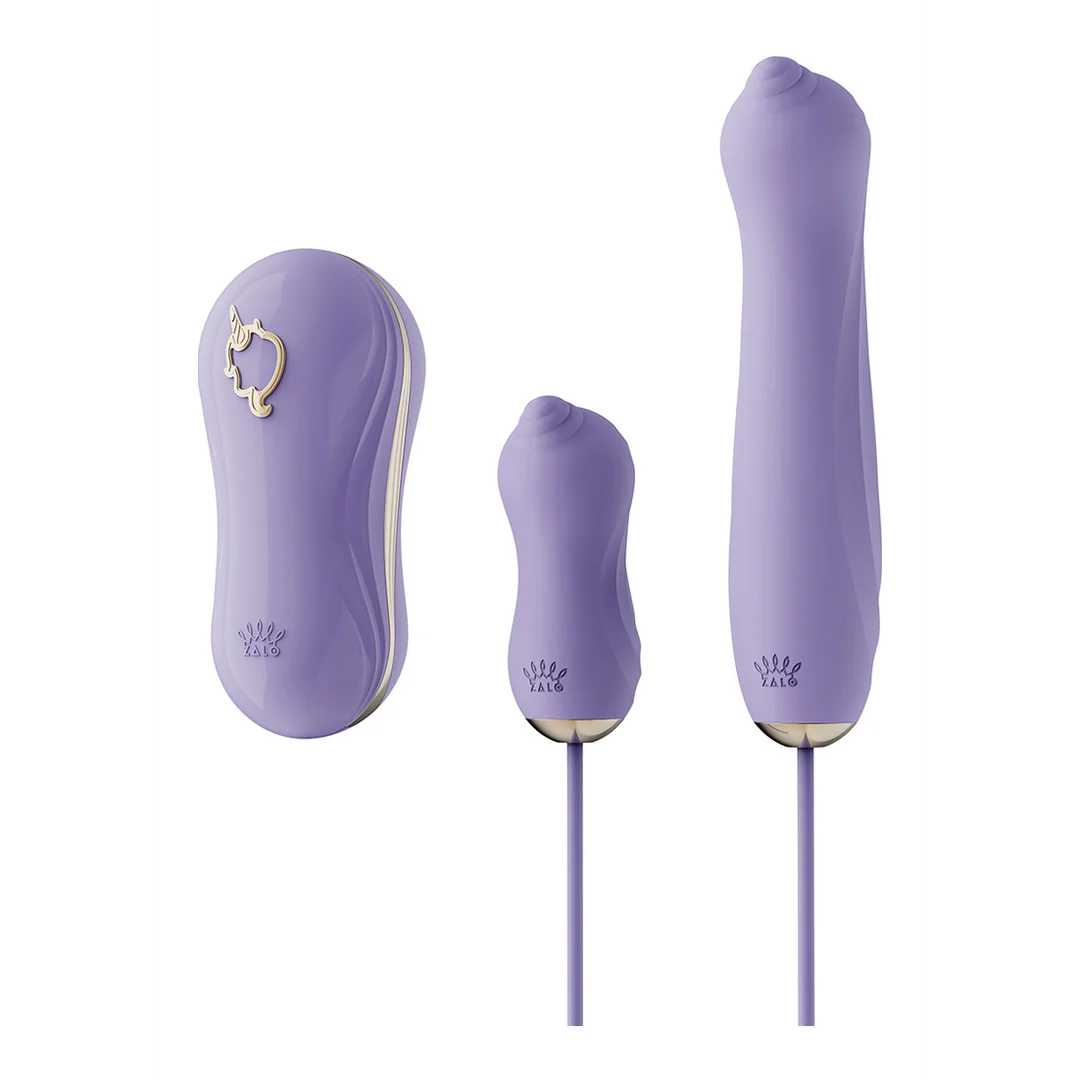 Vibrador de succión Zalo Unicorn con bomba y accesorios - Imagen 4