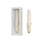 Vibrador de clítoris con función de calor, color blanco marfil, Zalo
