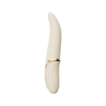 Vibrador de clítoris con función de calor, color blanco marfil, Zalo - Imagen 4