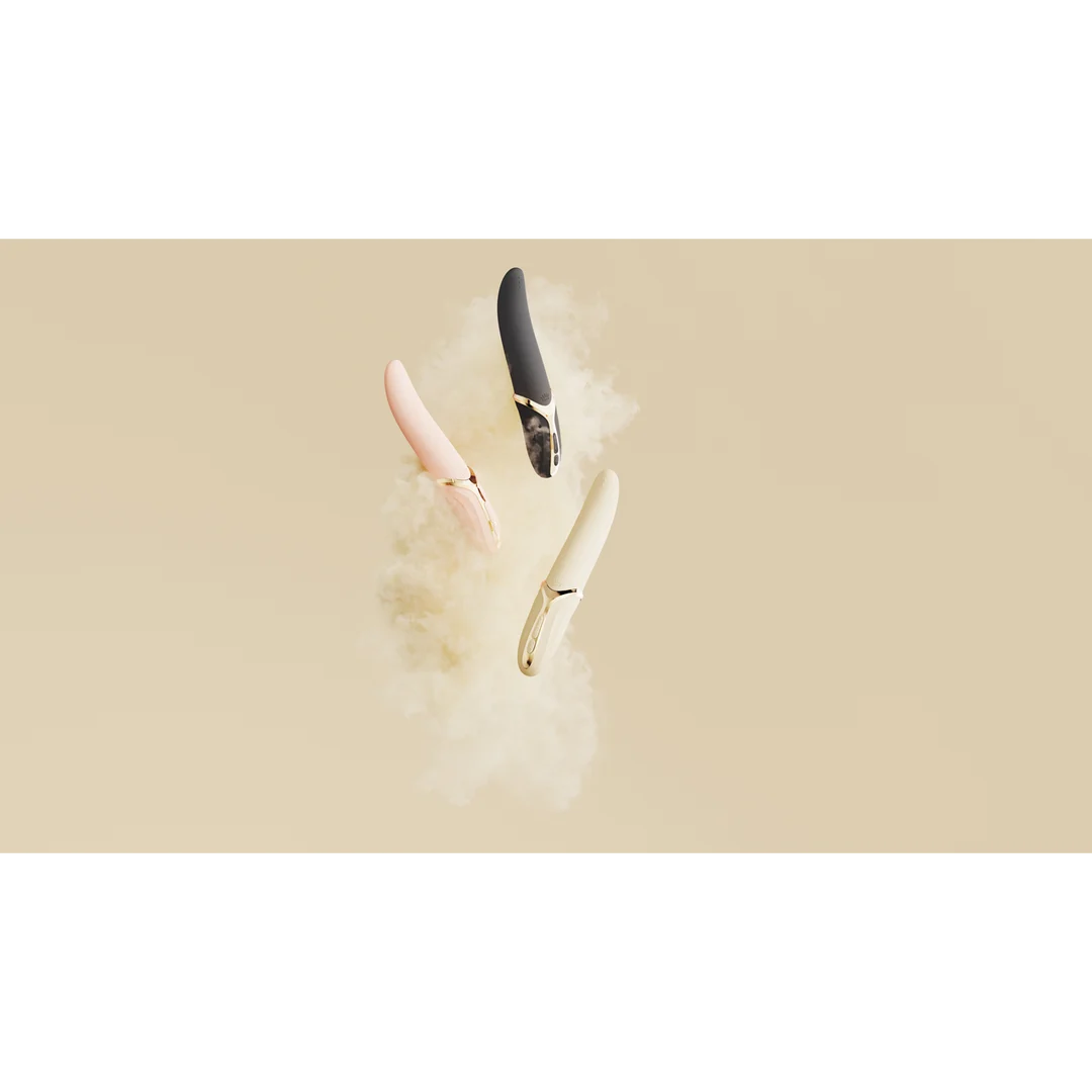 Vibrador de clítoris con función de calor, color blanco marfil, Zalo - Imagen 5