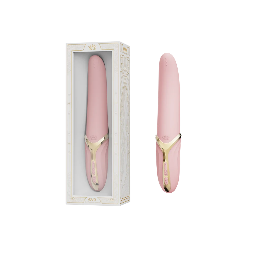 Vibrador de clítoris con función de calor, color blanco marfil, Zalo - Imagen 13