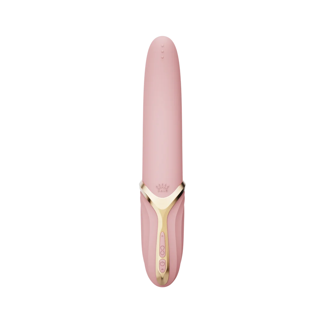 Vibrador de clítoris con función de calor, color blanco marfil, Zalo - Imagen 14