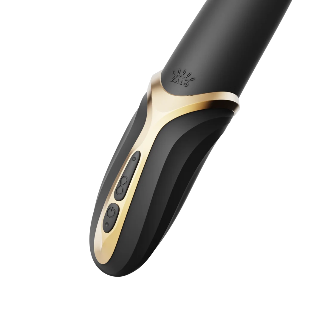 Vibrador de clítoris con función de calor, color blanco marfil, Zalo - Imagen 12
