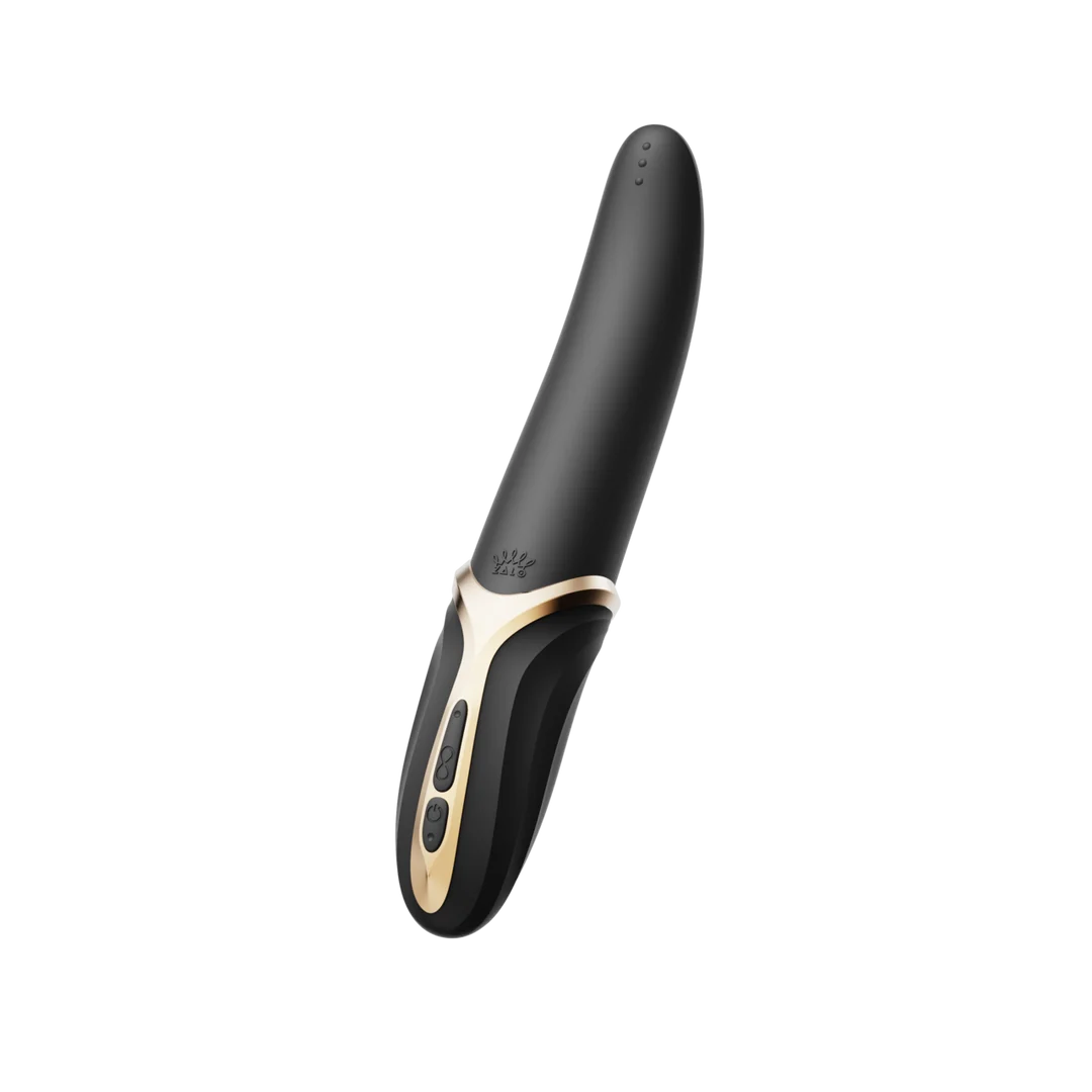 Vibrador de clítoris con función de calor, color blanco marfil, Zalo - Imagen 9
