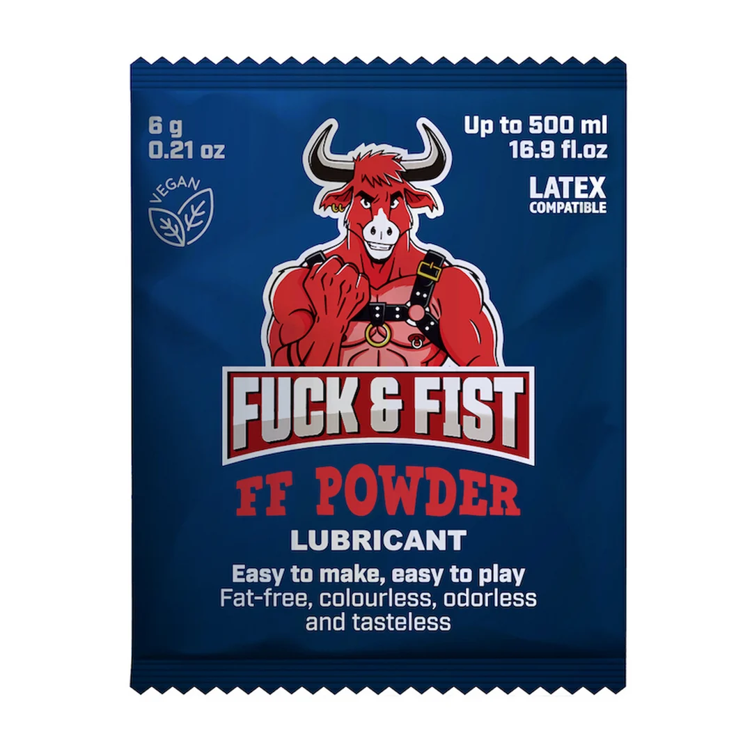 Lubricante para fisting – Sobre de polvo para preparar 500 ml de lubricante – Sin perfume ni sabor – 6 g – Fuck Fist - Imagen 2