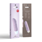 Mini vibrador, ideal para viajar y con relieves, Fun Factory, lila pastel