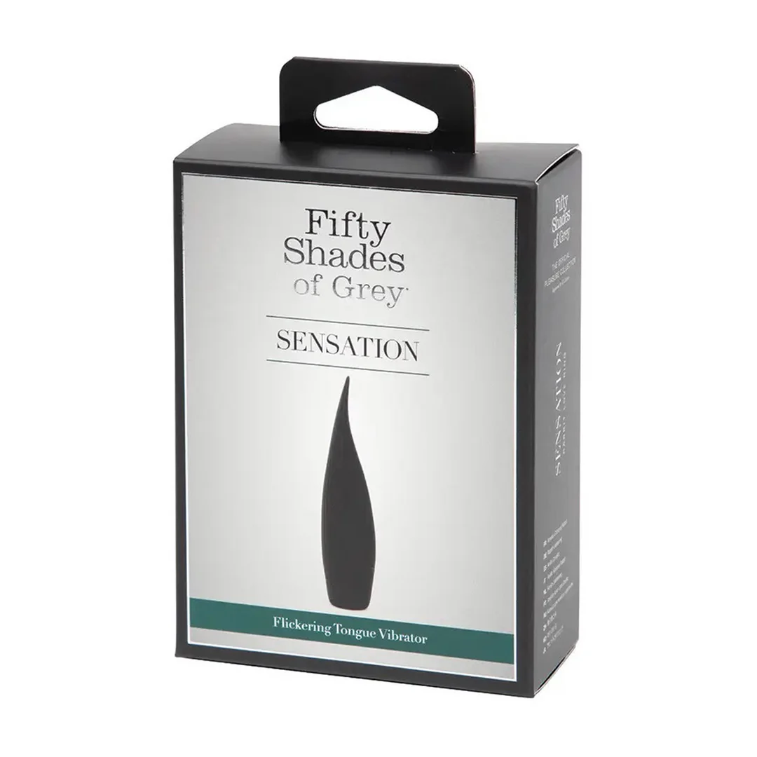 Mini vibrador con lengua vibratoria, recargable por USB, Fifty Shades of Grey - Imagen 1