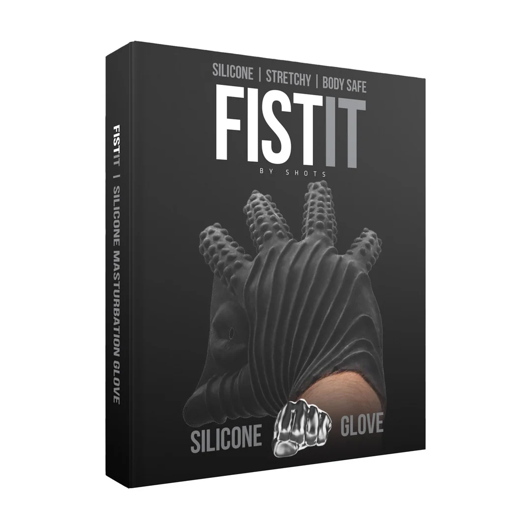 Guante masturbador de silicona Fist It negro - Imagen 1