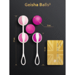 Bolas de Kegel – Geisha Balls 3 – rosa azucarado - Imagen 3