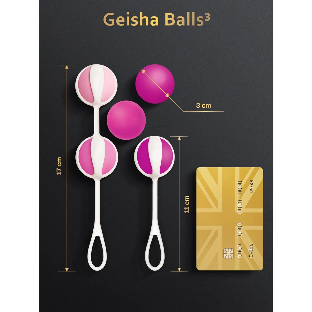 Bolas de Kegel – Geisha Balls 3 – rosa azucarado - Imagen 3