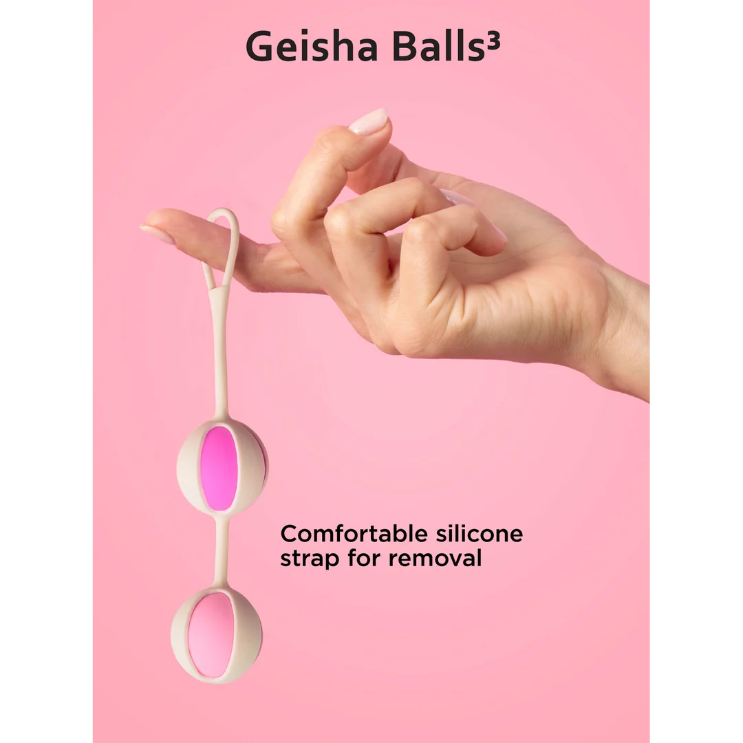 Bolas de Kegel – Geisha Balls 3 – rosa azucarado - Imagen 4