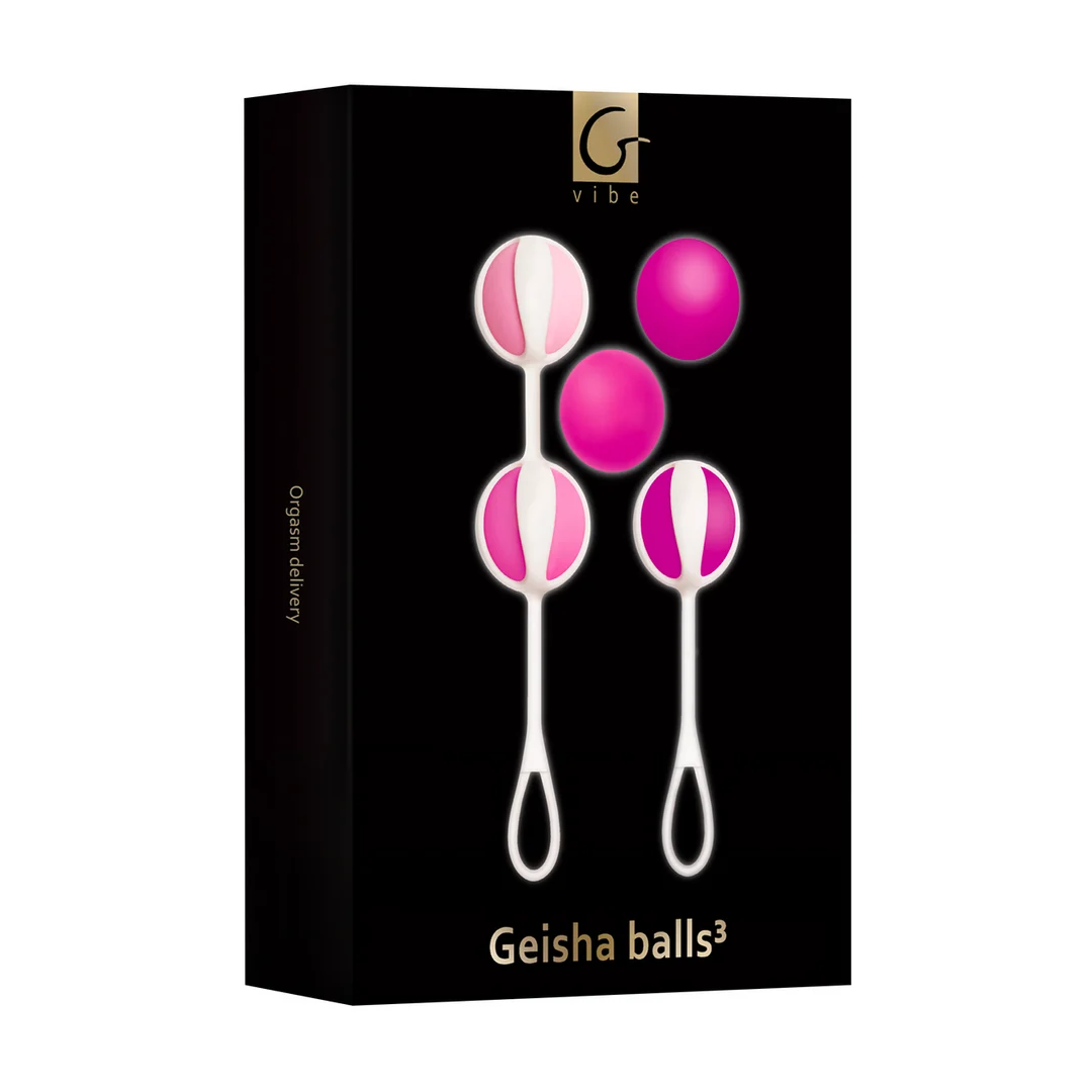Bolas de Kegel – Geisha Balls 3 – rosa azucarado - Imagen 1