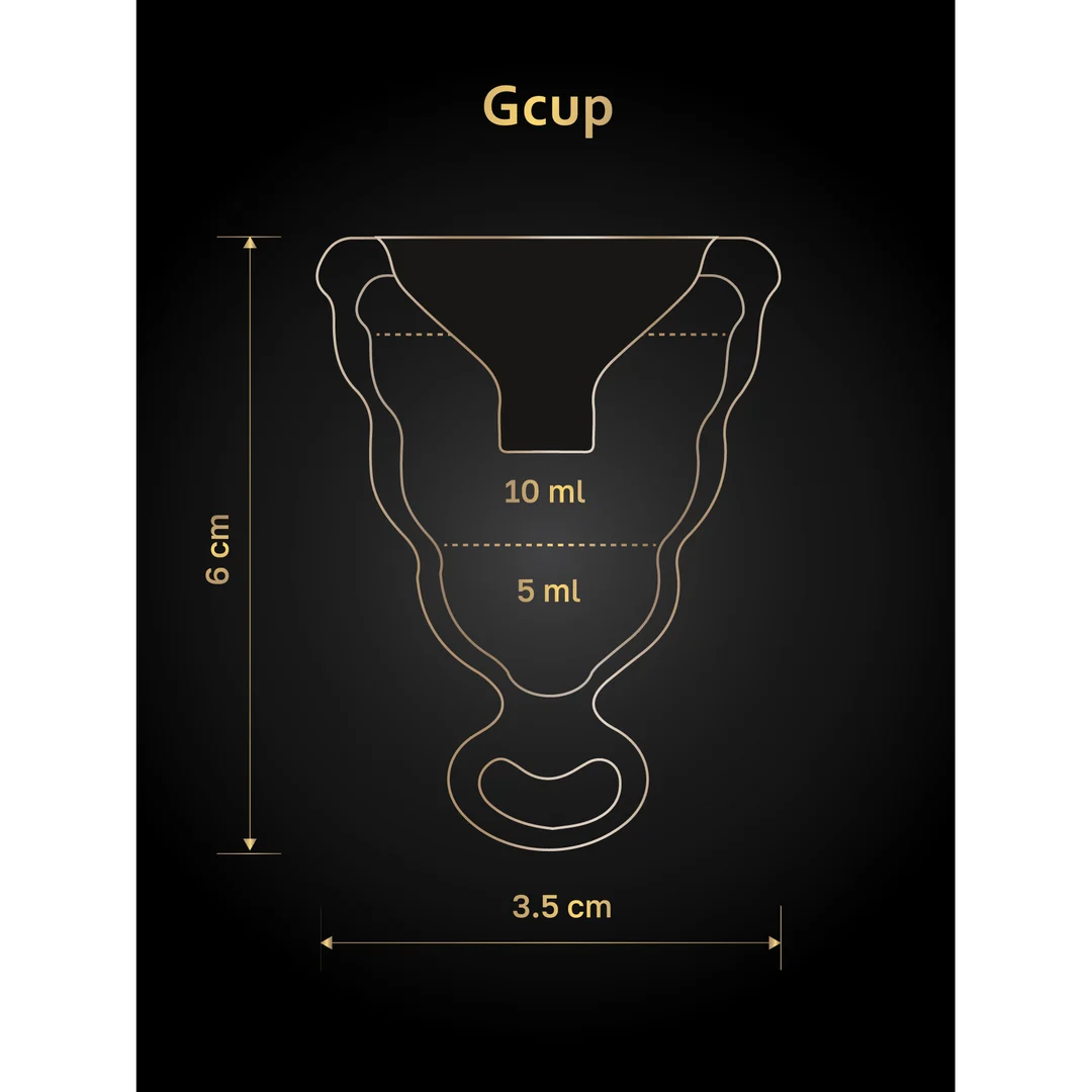 Copa menstrual G Vibe G Cup negra - Imagen 5
