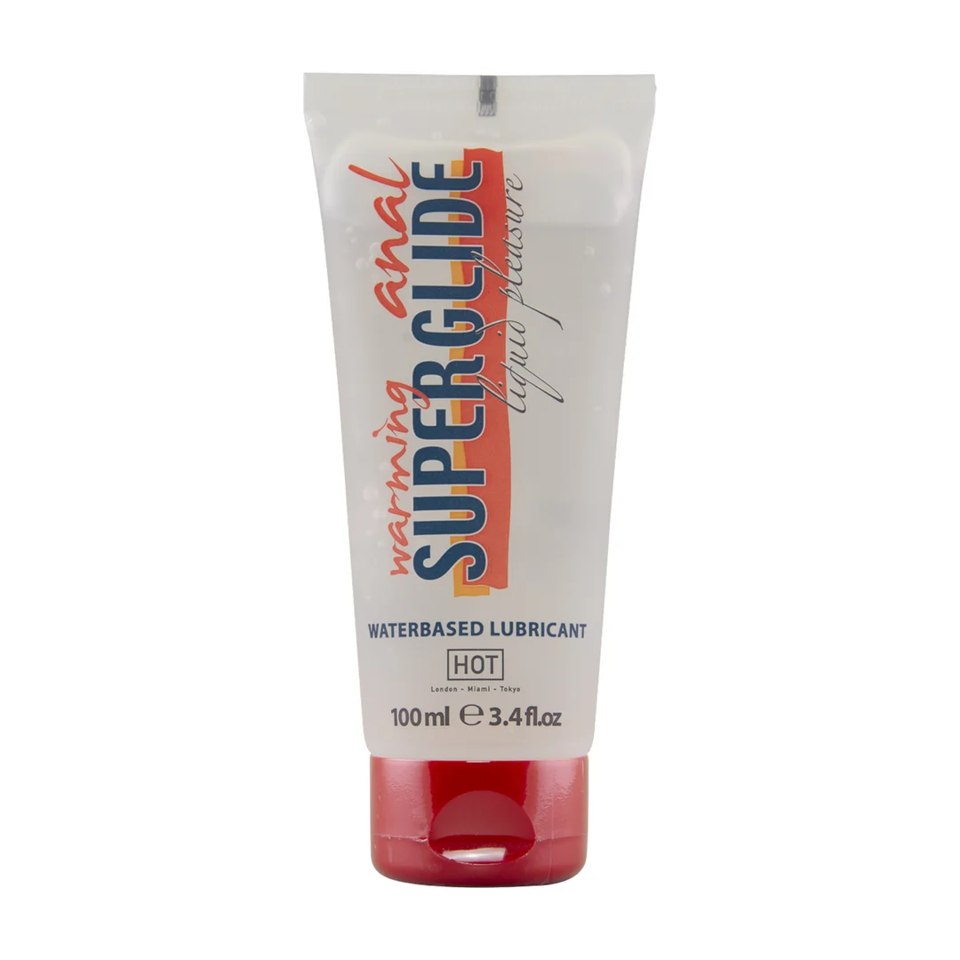 HOT Anal Superglide Warming Liquid Pleasure lubricante a base de agua 100 ml - Imagen 2