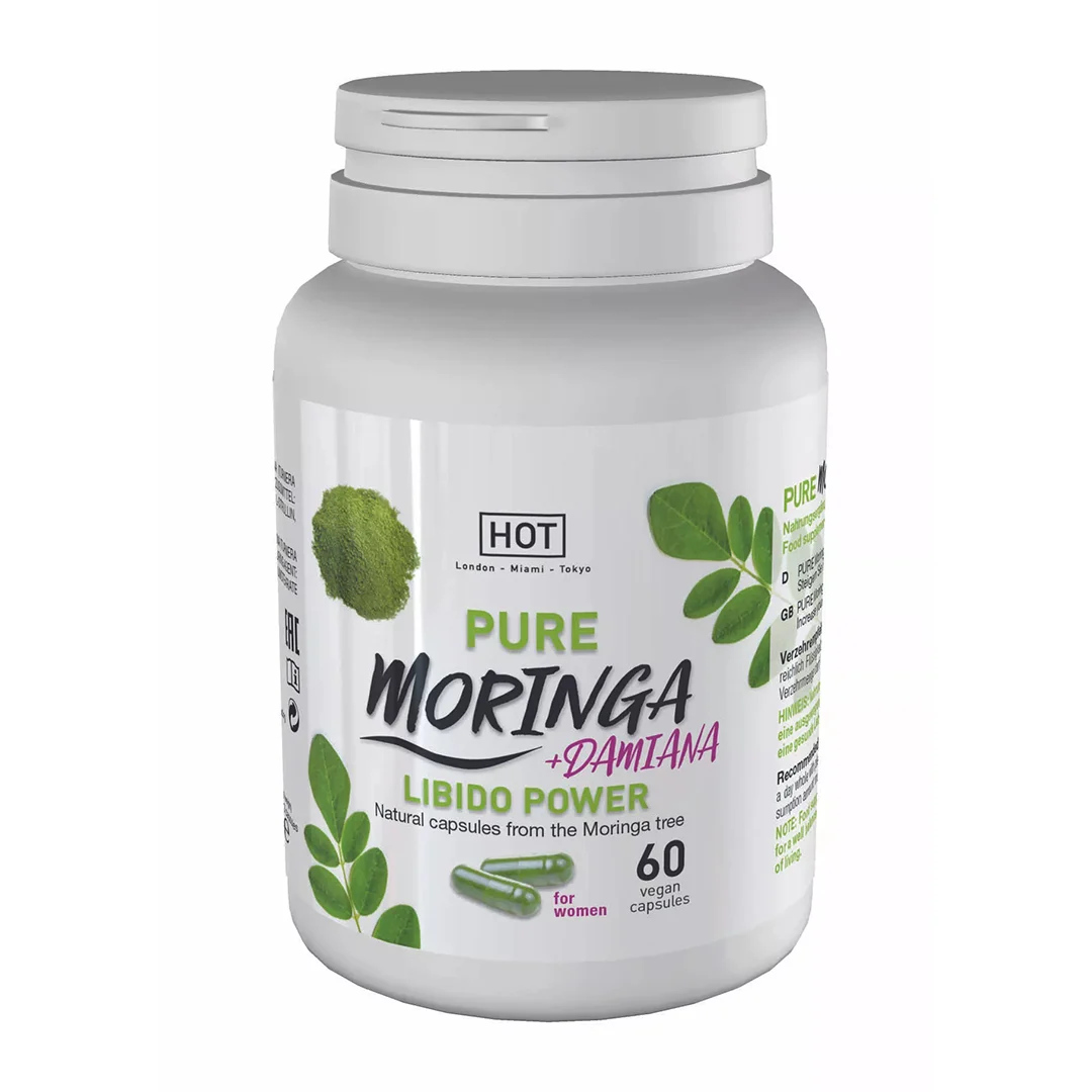 Cápsulas de libido para mujer: HOT Moringa Libido Power Caps (60 unidades) - Imagen 2