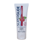 Lubricante comestible HOT Superglide con sabor a frambuesa - Imagen 2