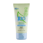 Lubricante a base de agua, biológico y vegano, con carragenina y aloe vera, producto sanitario, sin perfume y sin sabor, 50 ml - Imagen 2
