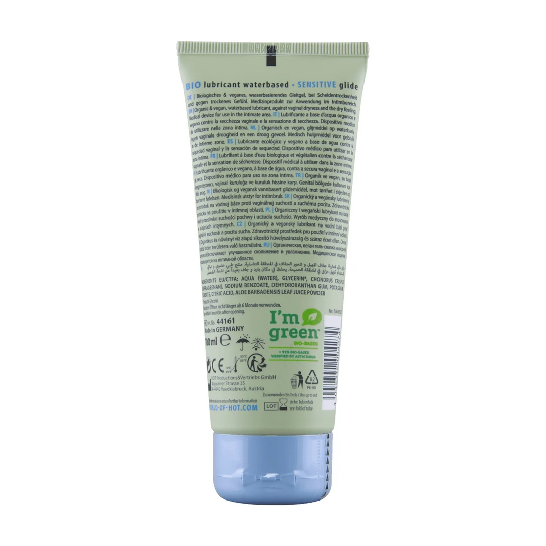 Lubricante HOT Sensitiv a base de agua - Imagen 1