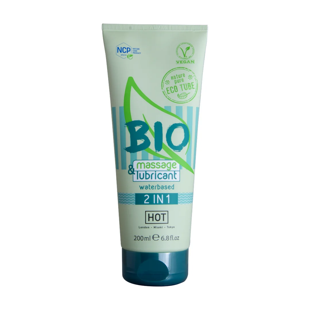 Gel de masaje y lubricante HOT 2 in 1 - Imagen 2