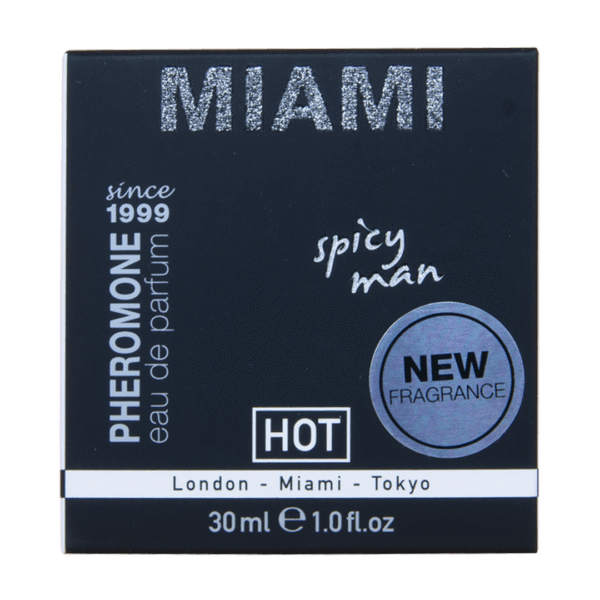 Perfume con feromonas HOT Miami Spicy para hombres, 30 ml