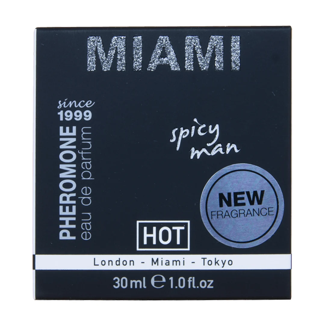 Perfume con feromonas HOT Miami Spicy para hombres, 30 ml - Imagen 1