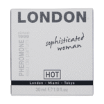 Perfume de feromonas, London Sophisticated Pheromone Parfum para mujeres, 1 fl oz / 30 ml