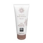 Aceite de masaje y lubricante en 1: gel de masaje y lubricante Silky Touch 2 en 1, aterciopelado y no pegajoso, 7 fl oz / 200 ml - Imagen 2