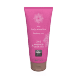Gel HOT 2 en 1 de masaje y lubricante con aroma a frambuesa - Imagen 2