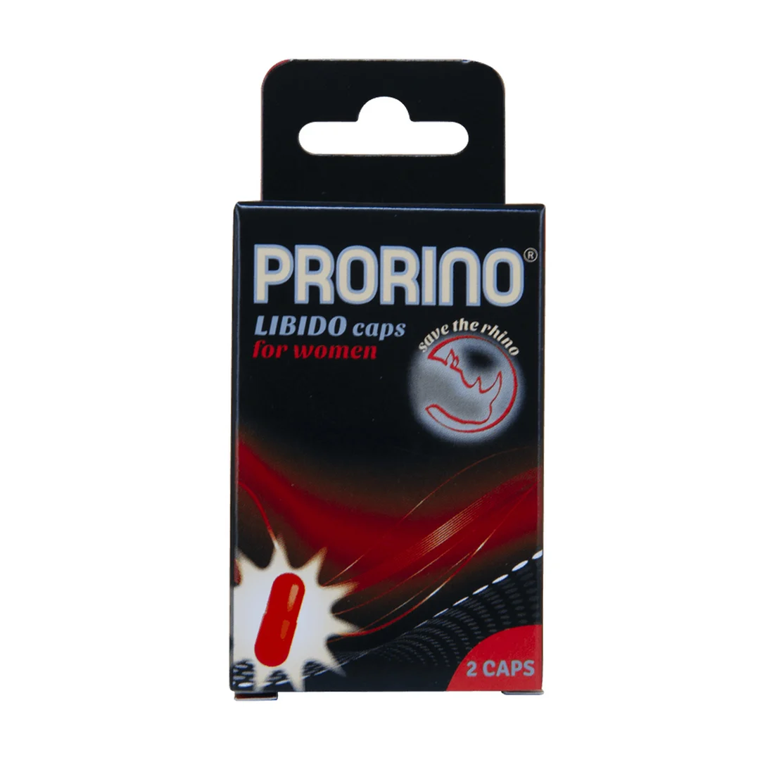 H-78400-2 Cápsulas para la libido de mujer – Libido Caps 2 unidades | PRORINO, ero by HOT - black line - Imagen 1