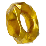 Anillo para el pene sin vibración, elástico y suave, color bronce - Imagen 2