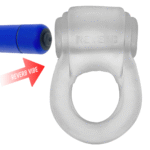 Anillo vibrador para el pene con ajuste cómodo: Reverb Vibe Ring, hielo transparente / azul - Imagen 4