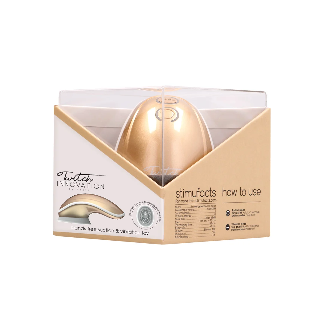Vibrador de clítoris con diseño manos libres Tester Innovation by Shots - Imagen 1