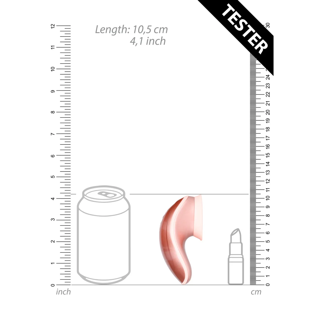 Vibrador de clítoris con diseño manos libres Tester Innovation by Shots - Imagen 5
