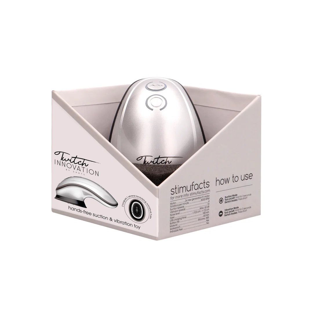 Vibrador de clítoris con diseño manos libres Tester Innovation by Shots - Imagen 20