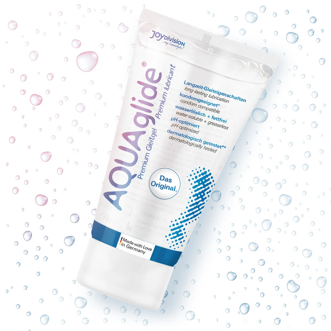 Lubricante de base acuosa, AQUAglide Neutral, lubricante médico, sin perfume y sin sabor, 50 ml, Joydivision - Imagen 1