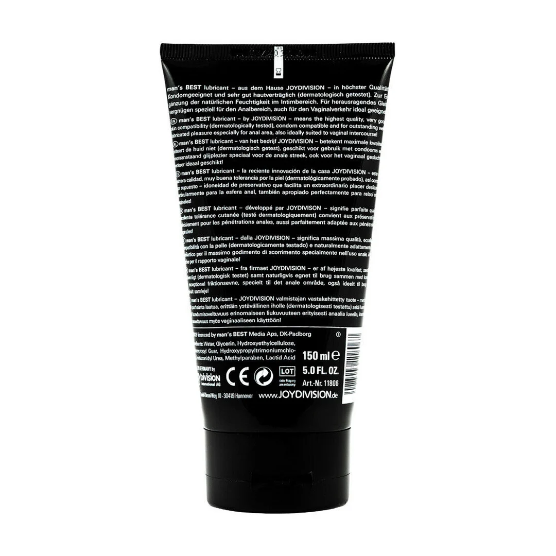 Lubricante anal, específico para el sexo anal y también apto para uso vaginal, sin perfume ni sabor, 150 ml, JOYDIVISION - Imagen 1