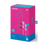 Entrenador del suelo pélvico con pesos variables Power Balls, bolas de Kegel, 3 unidades, turquesa, rojo y rosa