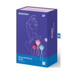 Conjunto Extra para hombres con progresión gradual – Bolas fortalecedoras - Bolas de Kegel - 3 unidades - Turquesa/Rojo/Rosa
