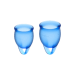 Copa menstrual, set de dos (15 ml y 20 ml), transparente, tester - Imagen 5