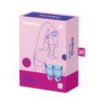 Copa menstrual, set de dos (15 ml y 20 ml), transparente, tester - Imagen 4