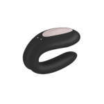 Vibrador doble con ajuste cómodo – Double Joy - Vibrador para parejas - Violeta - Imagen 12