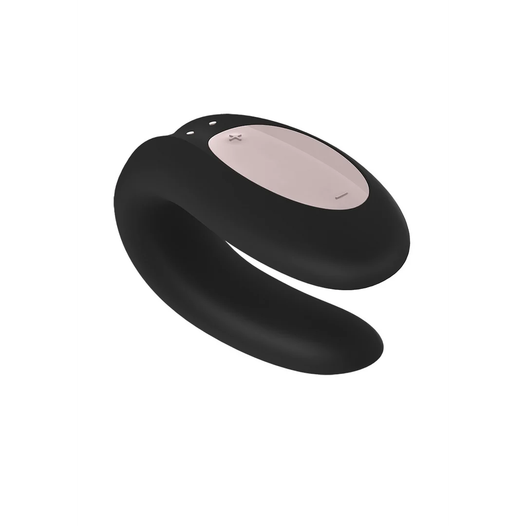Vibrador doble con ajuste cómodo – Double Joy - Vibrador para parejas - Violeta - Imagen 8