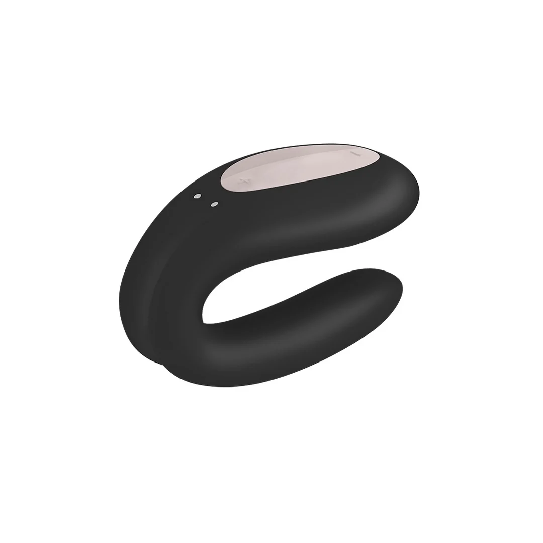 Vibrador doble con ajuste cómodo – Double Joy - Vibrador para parejas - Violeta - Imagen 12
