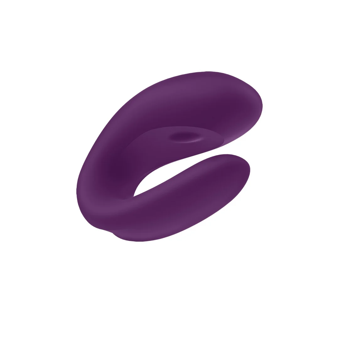 Vibrador doble con ajuste cómodo – Double Joy - Vibrador para parejas - Violeta - Imagen 3