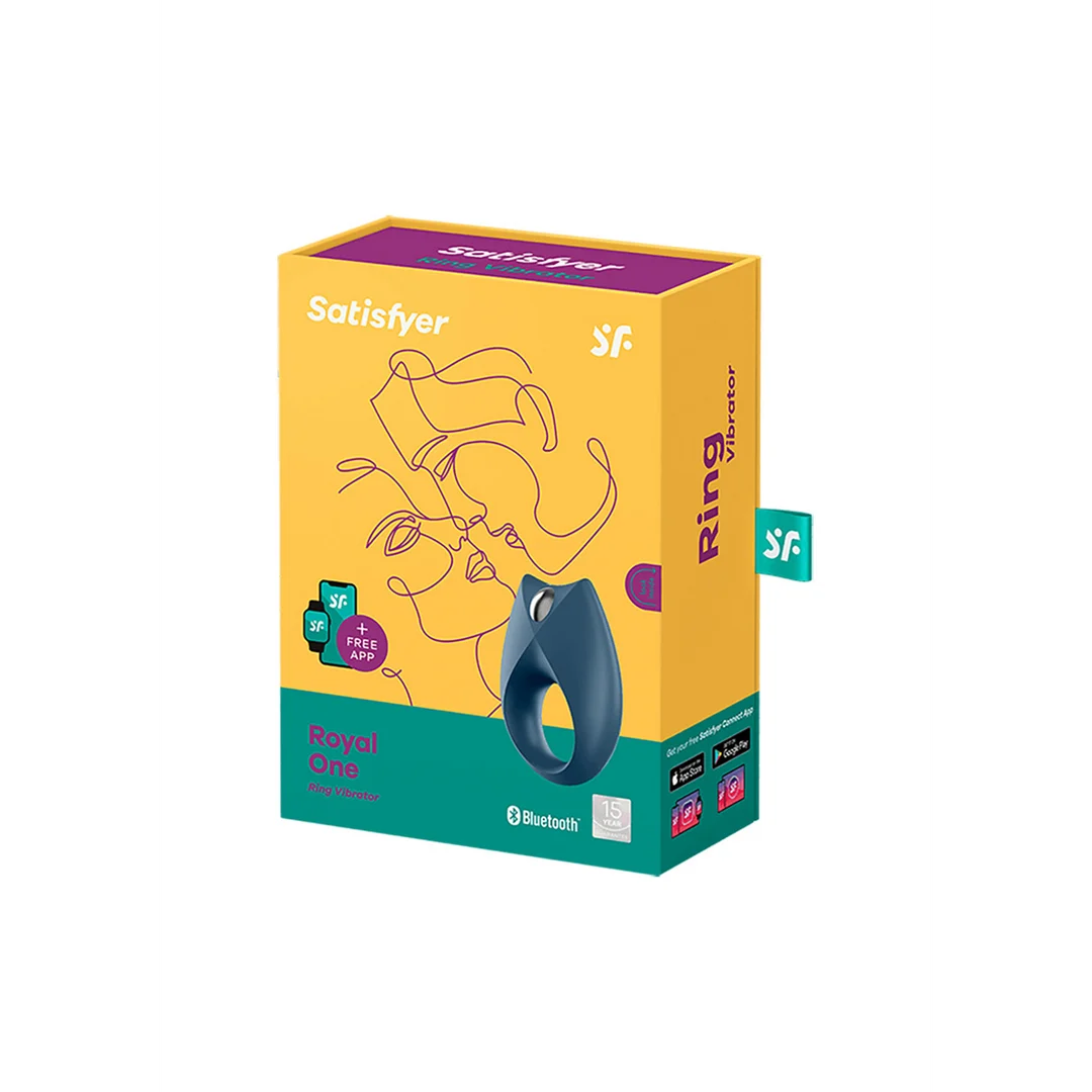 Anillo vibrador con anillo suave – Royal One - Imagen 1