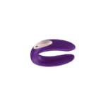 Vibrador doble con mando a distancia – Double Plus, vibrador para parejas con mando a distancia – Morado - Imagen 2