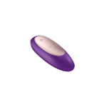 Vibrador doble con mando a distancia – Double Plus, vibrador para parejas con mando a distancia – Morado - Imagen 3