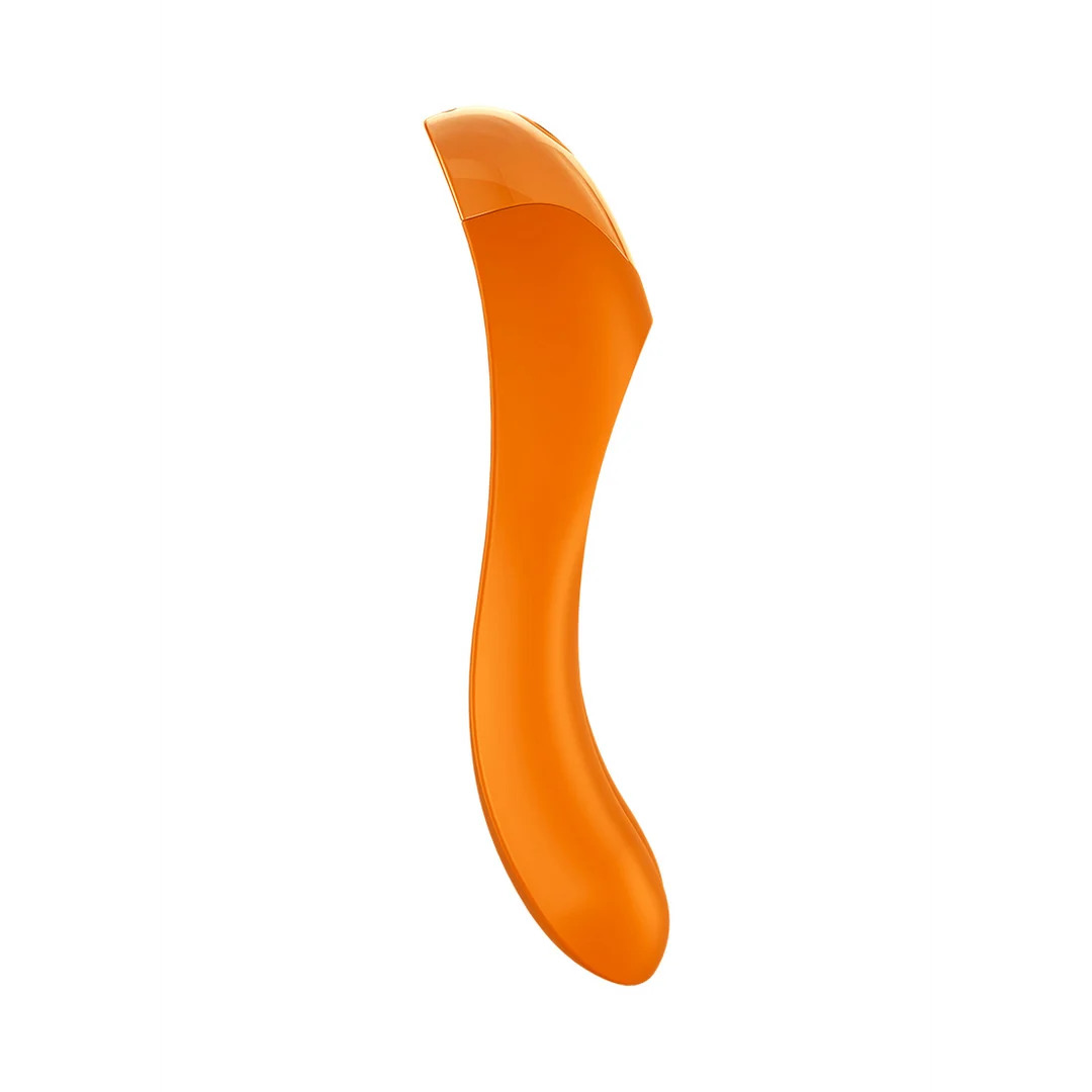 Satisfyer Candy Cane, vibrador de dedo naranja - Imagen 3
